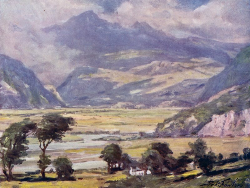 Snowdon von Traeth Mawr von Robert (after) Fowler