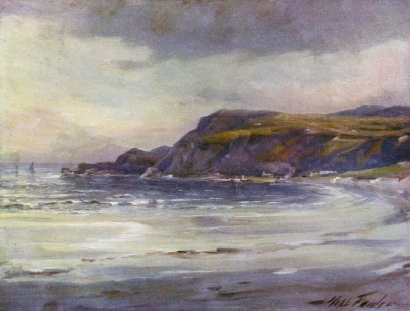 Sommerabend, Küste von Anglesey von Robert (after) Fowler