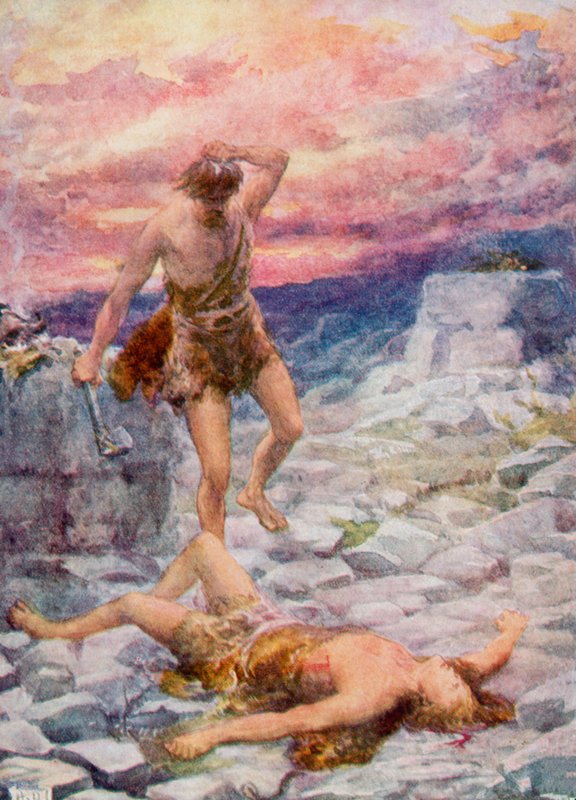 Kain und Abel von Robert Ambrose (after) Dudley