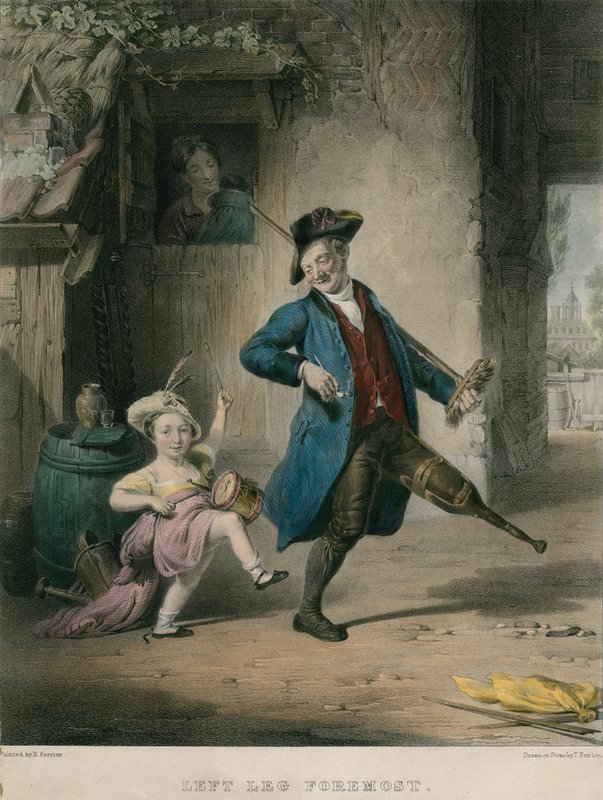 Linkes Bein nach vorne von Robert Farrier