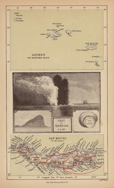 Insel Sabrina (Gravur) von Robert Pritchett