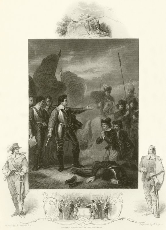 Cromwell unterdrückt die Meuterei in der Armee von Robert Smirke