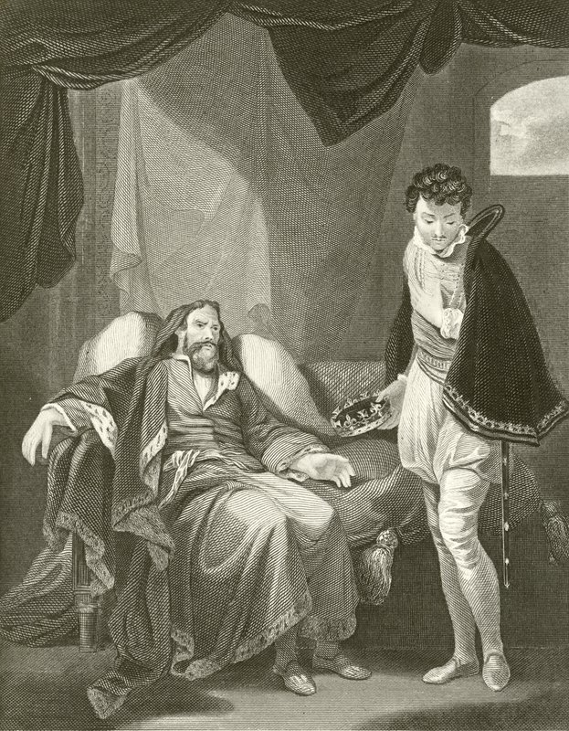 Heinrich IV. tadelt Prinz Heinrich von Robert Smirke