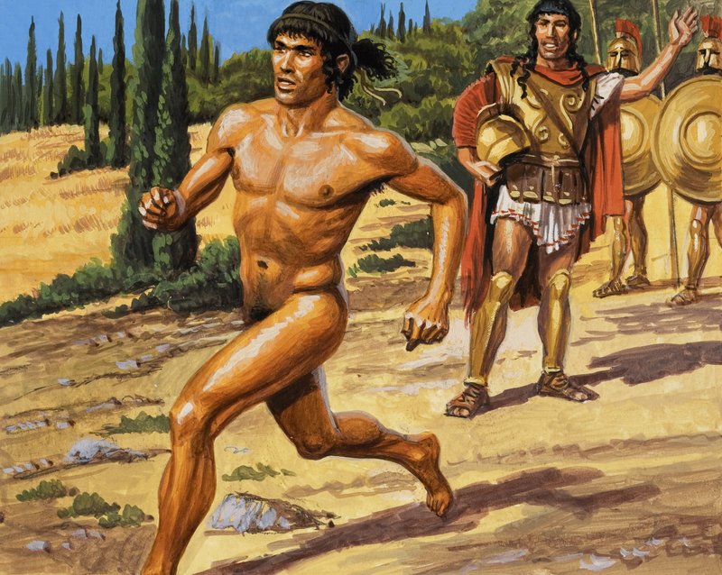 Griechischer Läufer von Roger Payne