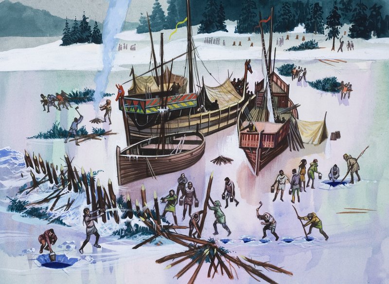 Eingefroren von Ron Embleton