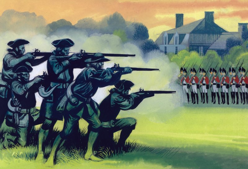 Die Schlacht von Lexington von Ron Embleton