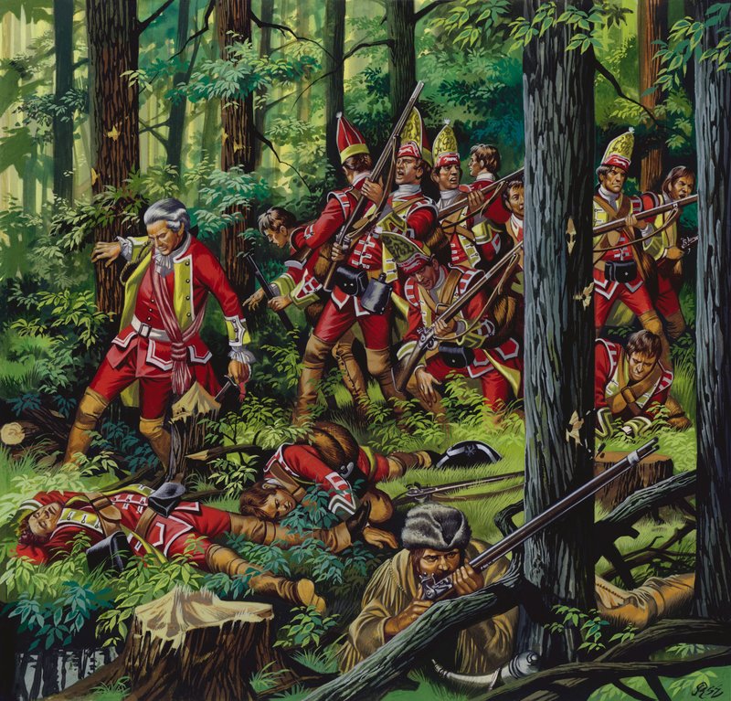 Das Massaker von Braddock von Ron Embleton