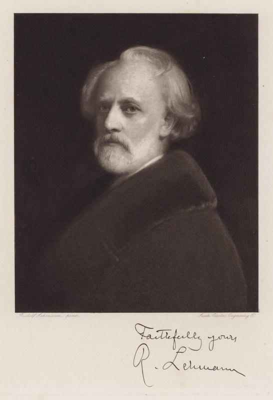 Rudolf Lehmann, Selbstporträt von Rudolf Lehmann