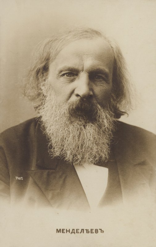 Dmitri Mendelejew, russischer Chemiker, Schöpfer des Periodensystems der Elemente von Russian Photographer