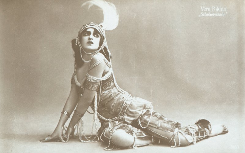 Vera Fokina in Scheherazade von Russian Photographer