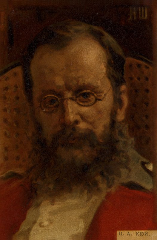 Porträt von Cesar Cui von Russian School