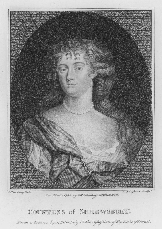 Gräfin von Shrewsbury (Gravur) von S. (after) Harding