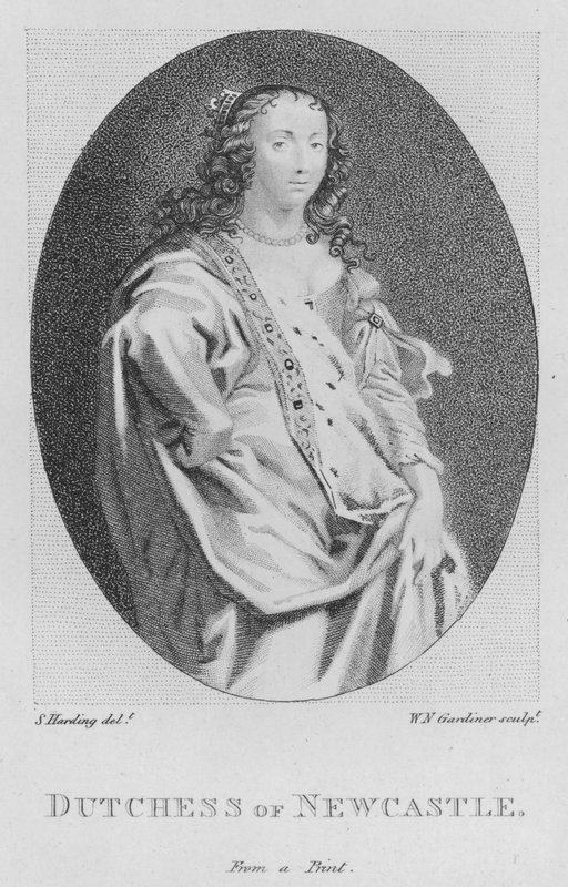 Herzogin von Newcastle (Gravur) von S. (after) Harding