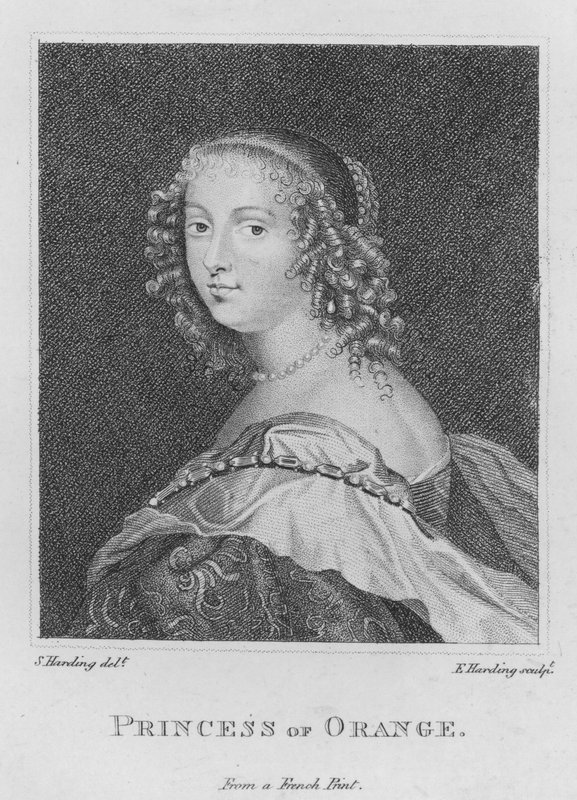 Prinzessin von Oranien (Gravur) von S. (after) Harding