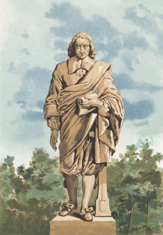 Statue von Blaise Pascal von S. Gomez