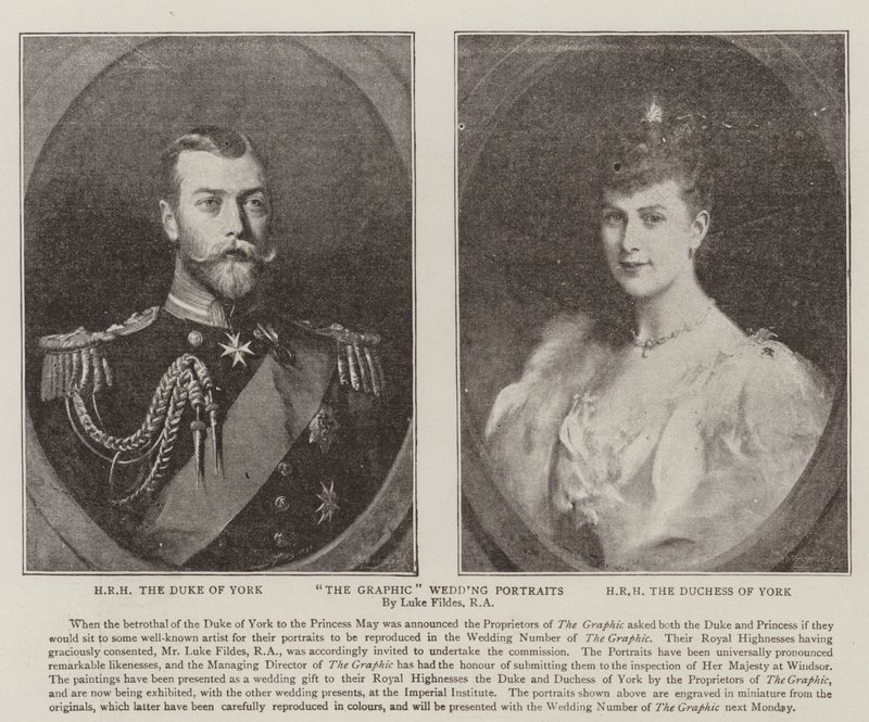 Die grafischen Hochzeitsportäts von Samuel Luke Fildes