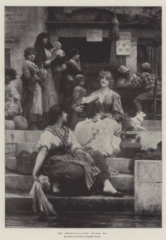 Die Venezianer von Samuel Luke Fildes