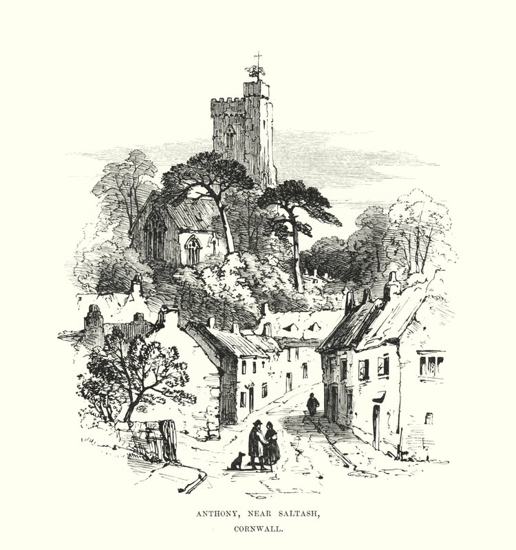Anthony, in der Nähe von Saltash, Cornwall von Samuel Read
