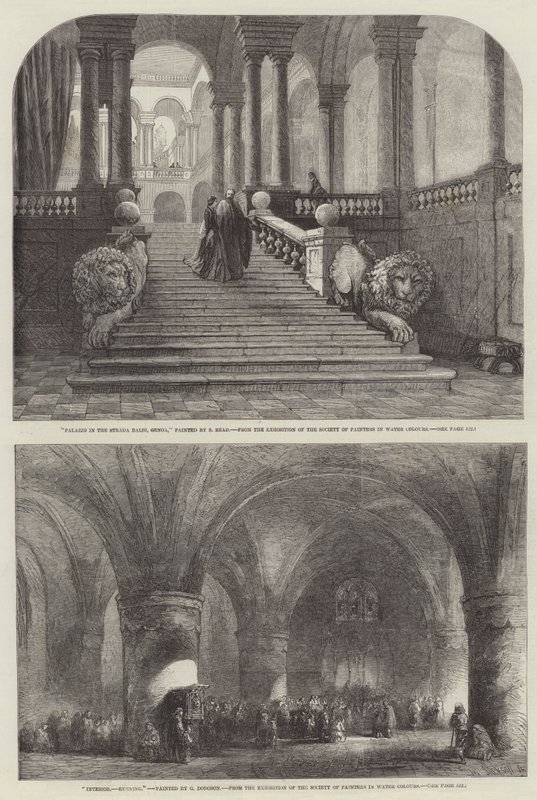 Ausstellung der Gesellschaft der Aquarellmaler von Samuel Read