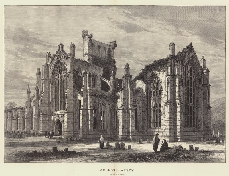 Melrose Abbey von Samuel Read