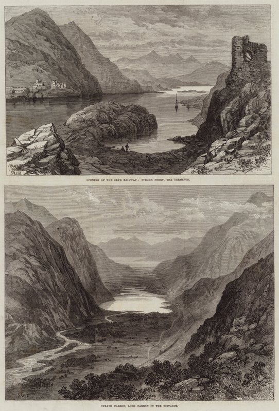 Eröffnung der Skye Railway von Samuel Read