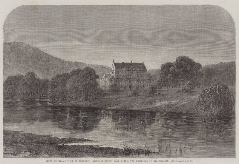 Königin Victorias Besuch in Deutschland, Reinhardsbrunn, bei Gotha, die Residenz Ihrer Majestät von Samuel Read