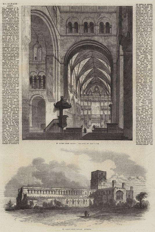 St Albans Abbey von Samuel Read