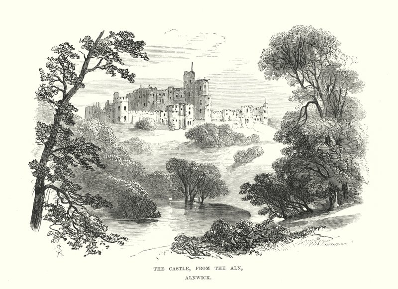 Das Schloss, vom Aln, Alnwick von Samuel Read