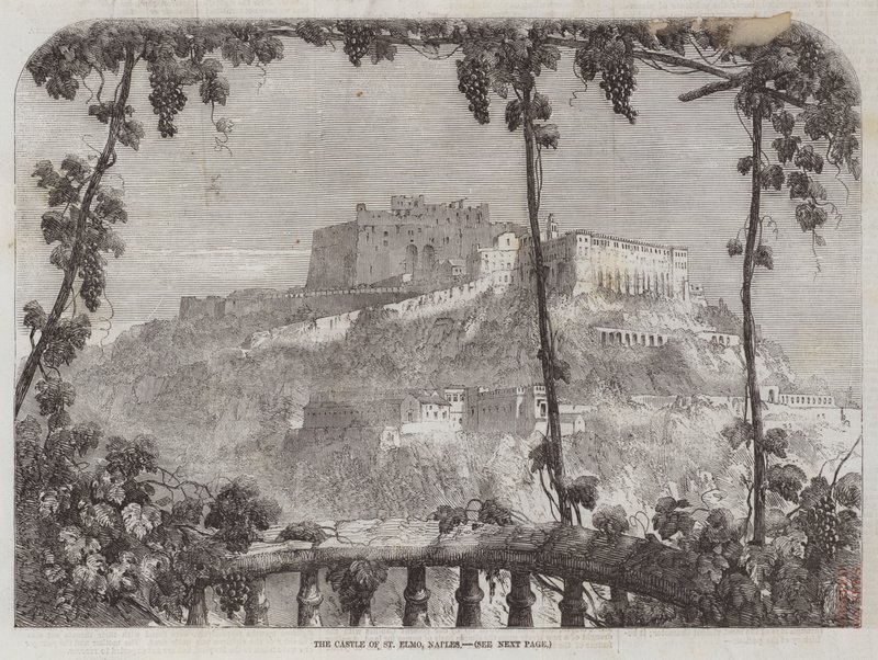 Das Schloss von St. Elmo, Neapel von Samuel Read