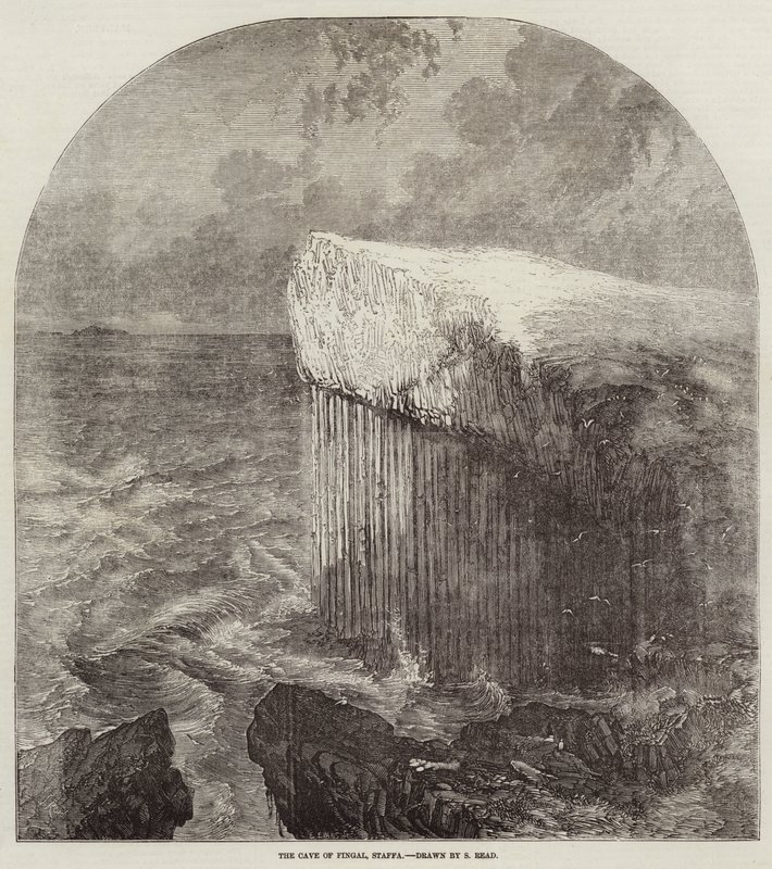 Die Höhle von Fingal, Staffa von Samuel Read