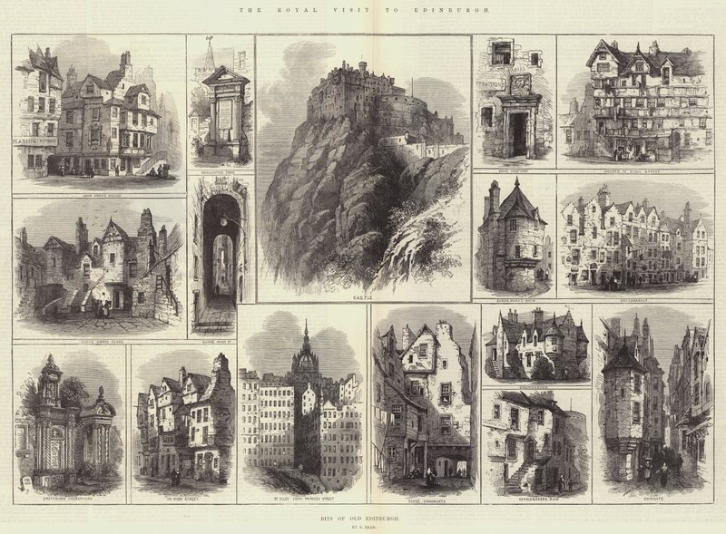 Der königliche Besuch in Edinburgh von Samuel Read