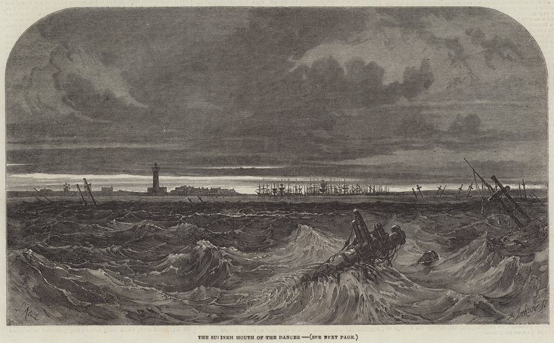 Der Sulina-Mündung der Donau von Samuel Read