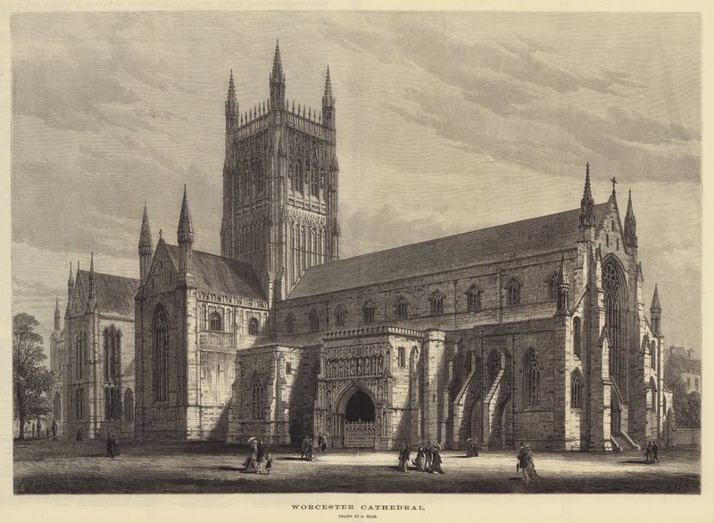 Kathedrale von Worcester von Samuel Read