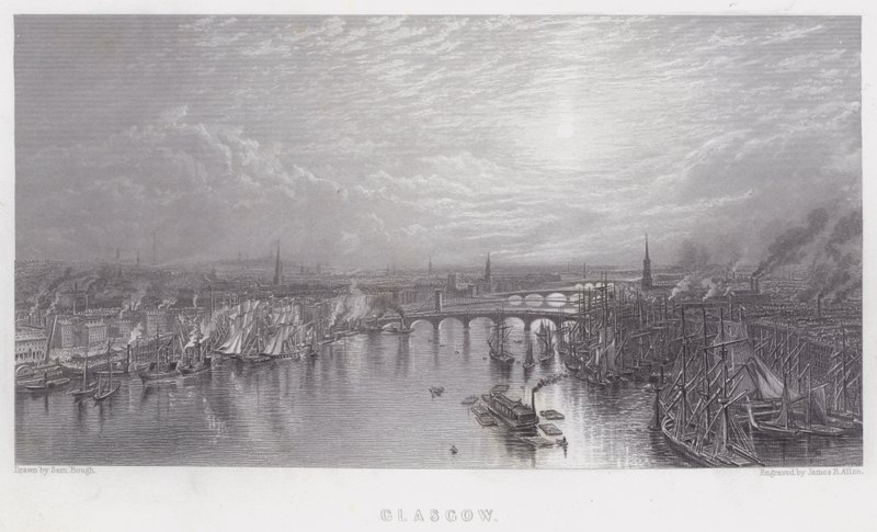Glasgow (Gravur) von Samuel (after) Bough