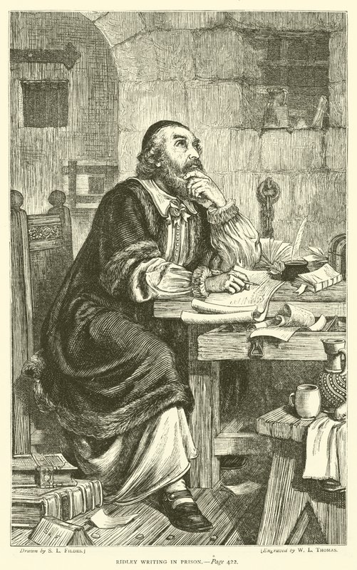 Ridley schreibt im Gefängnis von Samuel Luke Fildes
