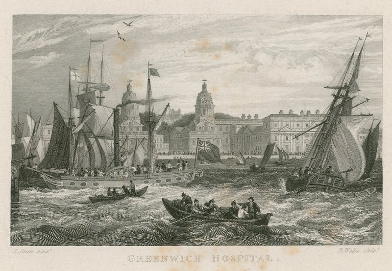 Greenwich Hospital, London von Samuel Owen