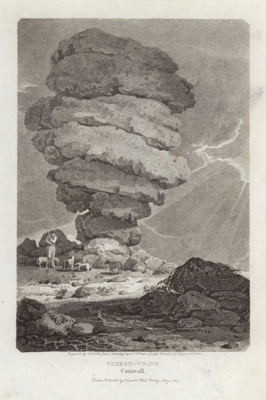 Cheese-Wring, Cornwall von Samuel Prout