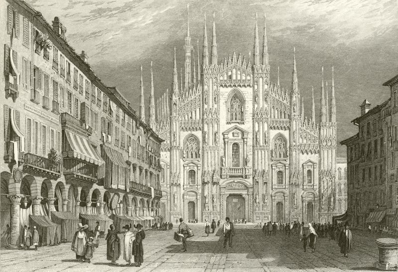 Mailänder Dom von Samuel Prout
