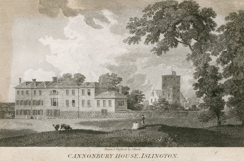 Canonbury House und Turm von Samuel Rawle
