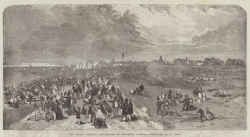 Die Marineparade, Promenade auf Southsea Common von Samuel Read