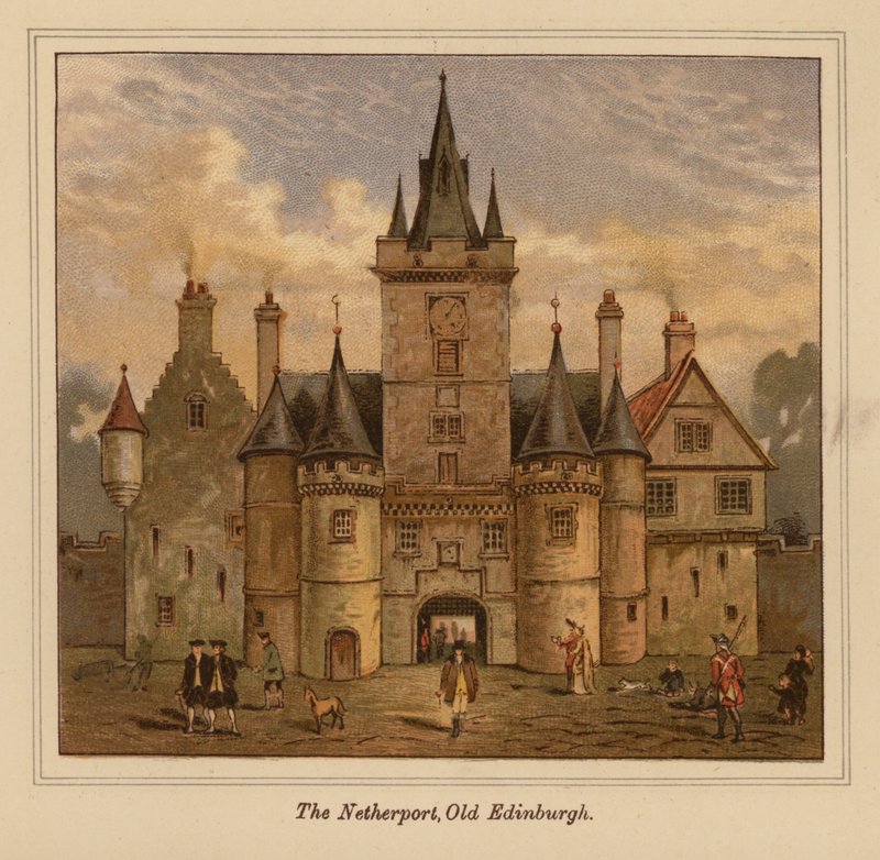 Das Netherport, Alt-Edinburgh von Scottish School
