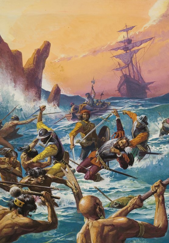 Die ersten Menschen um die Welt von Severino Baraldi