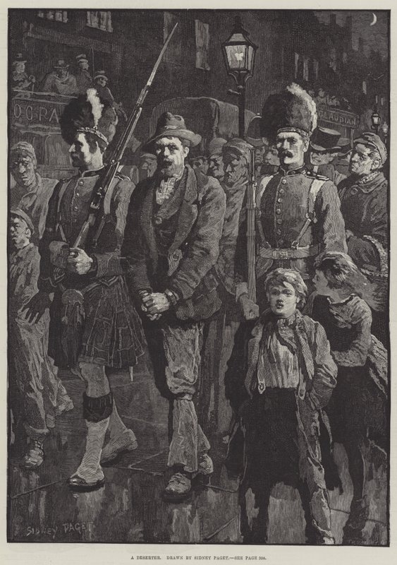 Ein Deserteur von Sidney Paget