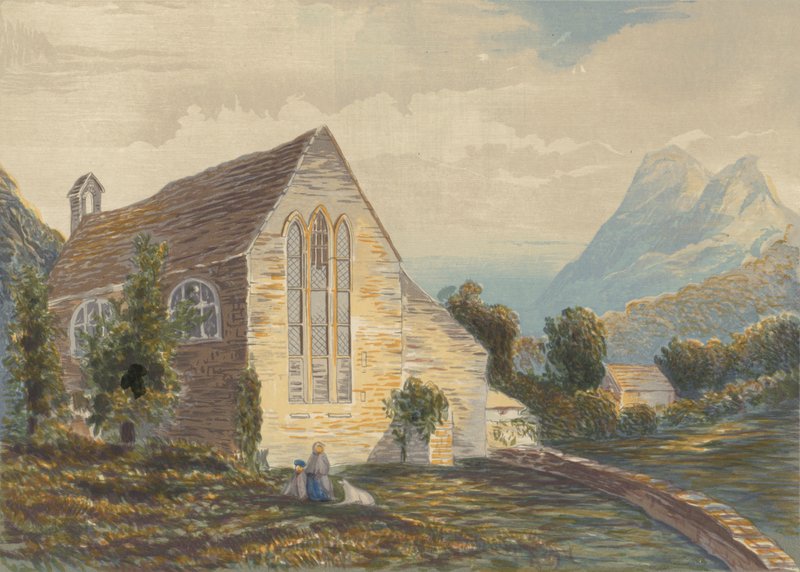 St. Mary, Beddgelert, Carnarvonshire von Sidney Corner