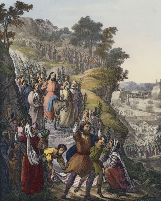 Christi triumphaler Einzug in Jerusalem von Siegfried Detler Bendixen
