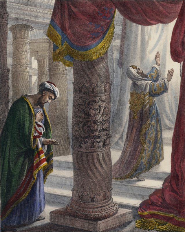 Der Pharisäer und der Zöllner von Siegfried Detler Bendixen