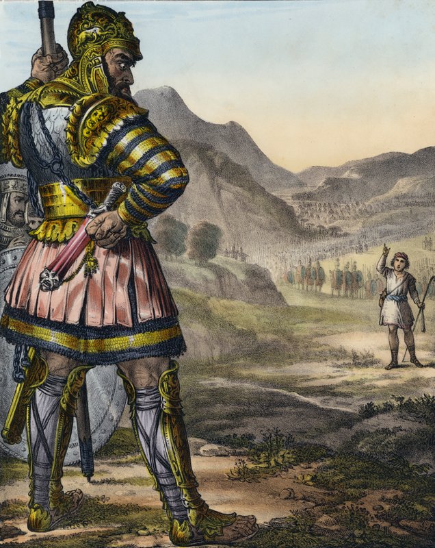David und Goliath von Siegfried Detler Bendixen