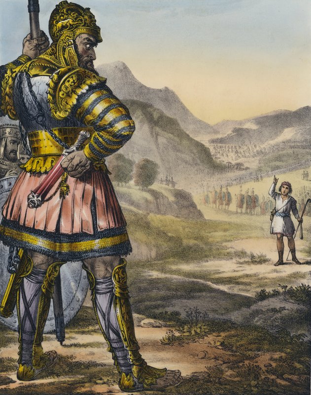 David und Goliath von Siegfried Detler Bendixen