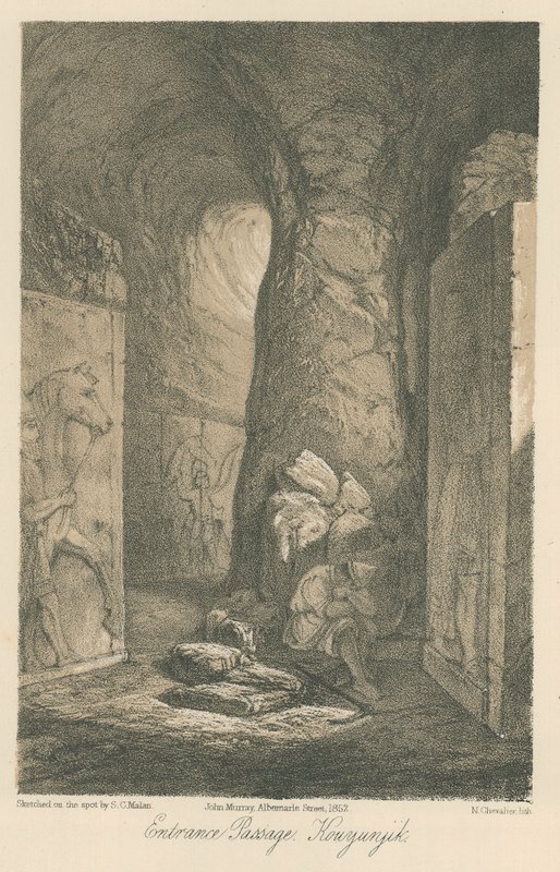Eingangspassage, Kouyunjik von Solomon Caesar Malan