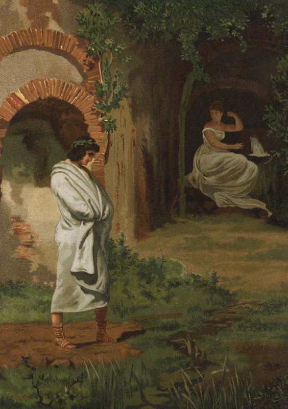 Numa Pompilius konsultiert die Nymphe Egeria von Spanish School